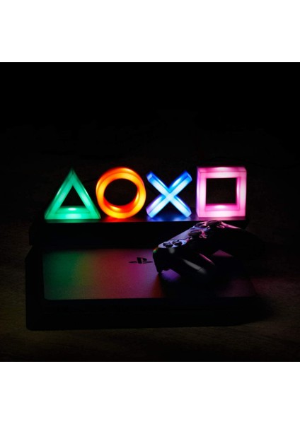 Yeni Ses Kontrolü Oyun Simge Işık Için Ps4-Ps5 Playstation Oyuncu Ticari Renkli Aydınlatma