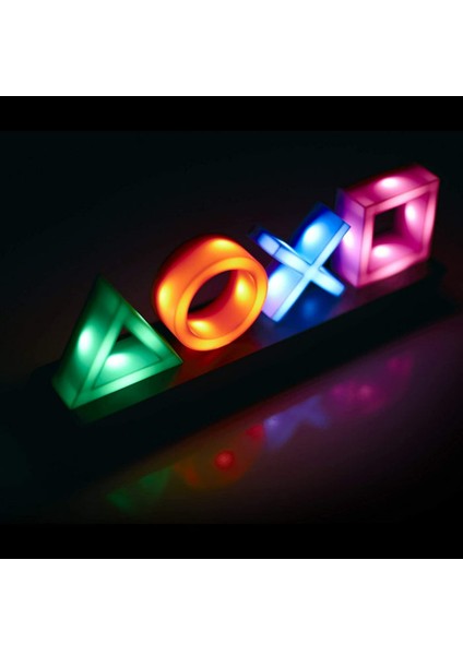 Yeni Ses Kontrolü Oyun Simge Işık Için Ps4-Ps5 Playstation Oyuncu Ticari Renkli Aydınlatma
