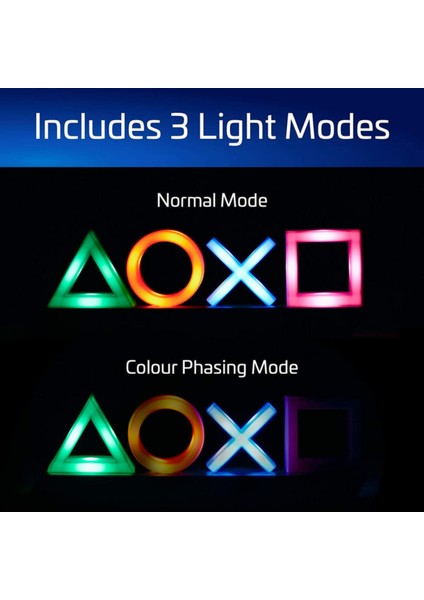 Yeni Ses Kontrolü Oyun Simge Işık Için Ps4-Ps5 Playstation Oyuncu Ticari Renkli Aydınlatma