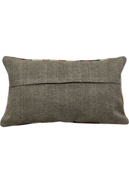 El Dokuma Lumbar Kilim Kırlent Yastık Kılıfı 0294 - Yeni - Renkli modelleri