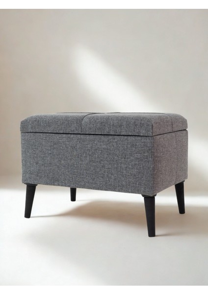 Sandıklı Keten Kumaş Puf | 60 x 40 x 45 |