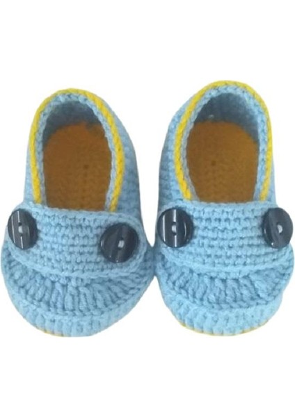 Makosen Örgü Erkek Bebek Patiği