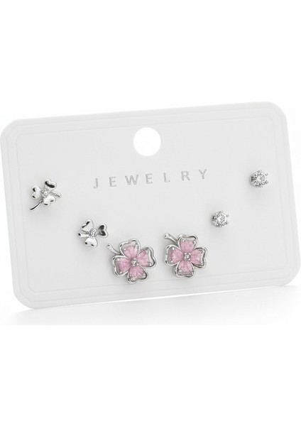 Minimal Tasarım 316L Çelik 6’lı Kadın Küpe Seti | Yusso