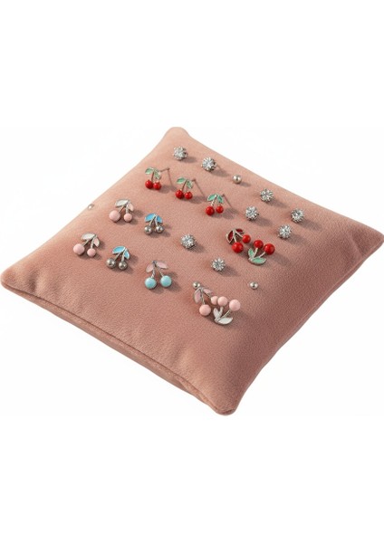 Minimal Tasarım 316L Çelik 12'li Kadın Küpe Seti | Yusso