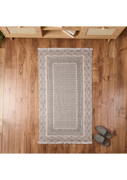 Soft Nipu Kilim - Gri - 80X150 cm