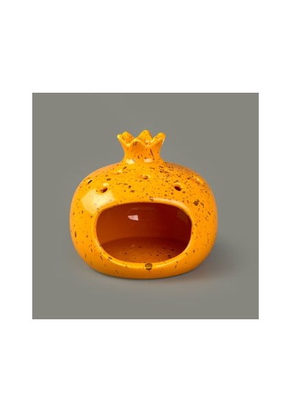 Deco Melograno Buhurdanlık - Turuncu - 10 cm