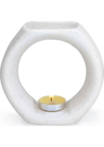 Deco Aisa Seramik Buhurdanlık - Krem - 12.5 cm