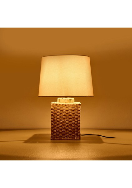 Lighting Pario Abajur - Kahverengi / Beyaz - 50X30 cm modelleri