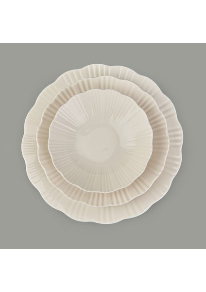 Kitchen 24 Parça Inci Porselen Yemek Takımı - Krem fiyatları