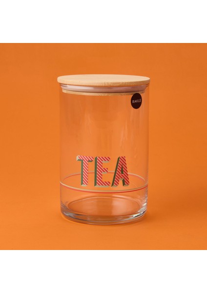 Dia Retro Kapaklı Cam Kavanoz - Renkli - 1050 ml