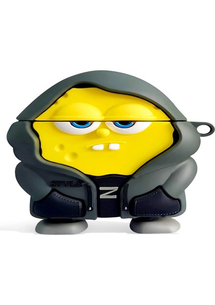 Apple Airpods Pro 3 Kılıf Karakter Figürlü Süngr Bob