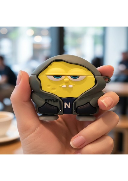 Apple Airpods Pro 3 Kılıf Karakter Figürlü Süngr Bob fiyatları