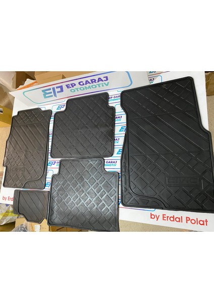 Honda Ies Civic Ek Kasa Eg Kasa Uyumlu Siyah Oem Kauçuk Paspas modelleri