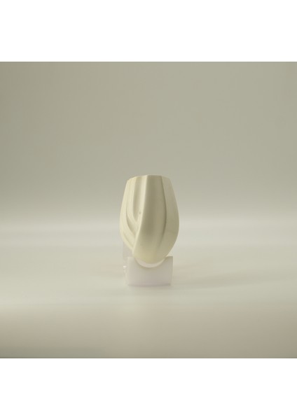 El Yapımı Oluklu Lületaşı Pipo – Kehribar Efektli Akrilik Ağızlık, Kutulu, Filtre Takılabilir