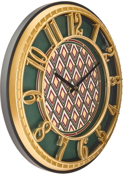 Hisar Zümrüt Duvar Saati - Renkli - 40 cm fiyatları