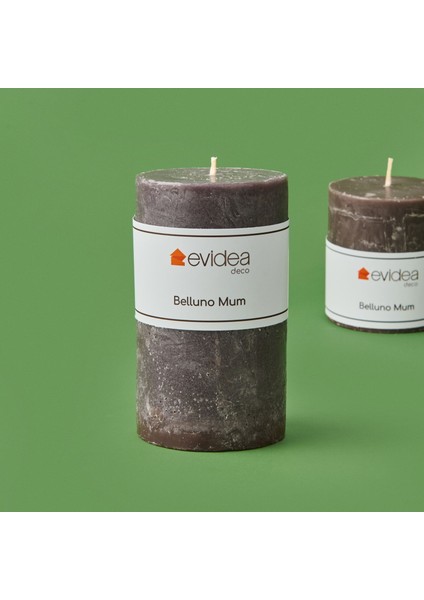 Deco Belluno Mum - Koyu Gri - 12 cm fiyatları