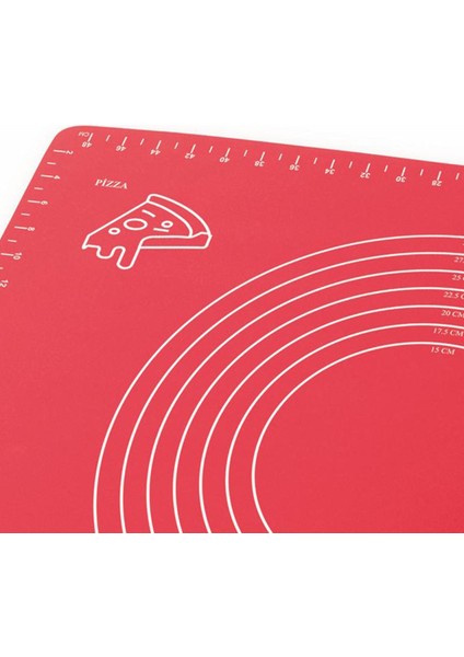 Ölçülü Hamur Matı - Kırmızı - 40X46 cm fiyatları