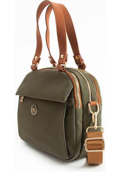 Sanmorris Glc Kadın 1431 Suni Deri Ayarlanabilir Çapraz Askılı Smart Casual Omuz ve El Çantası