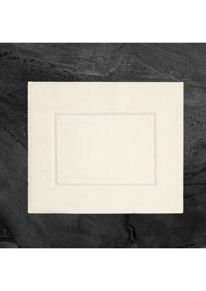 Soft Pete 2'li Banyo Paspası - Beyaz - 60X100 cm + 50X60 cm modelleri