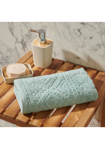 Boho Yüz Havlusu B1 Mavi 50X80 cm