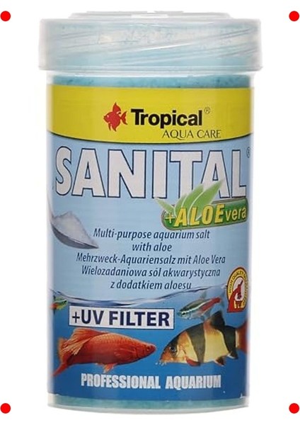 Akvaryum Tuzu Aloe Vera Katkılı 100 ml