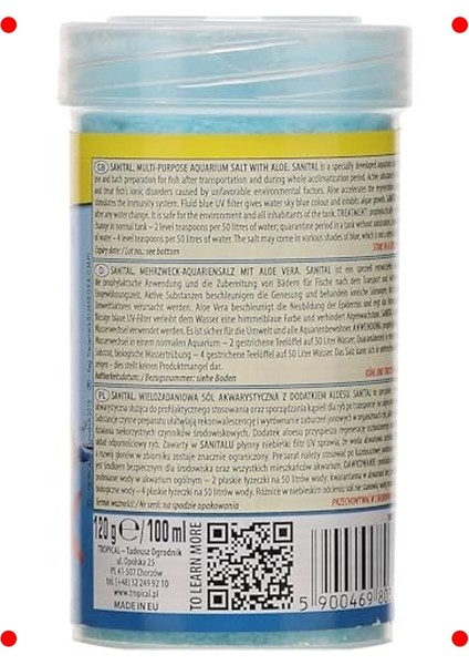 Akvaryum Tuzu Aloe Vera Katkılı 100 ml modelleri