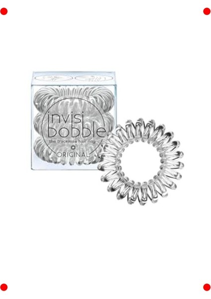 Şeffaf Sarmal Saç Tokası 3'lü - Koparmayan fiyatları