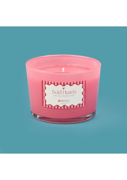 Deco Bold Hearts Mum - Pembe - 150 gr