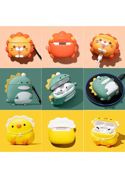 Apple Airpods Pro 3 Kılıf Karakter Figürlü Gözlüklü Bulldog Mor indirimleri