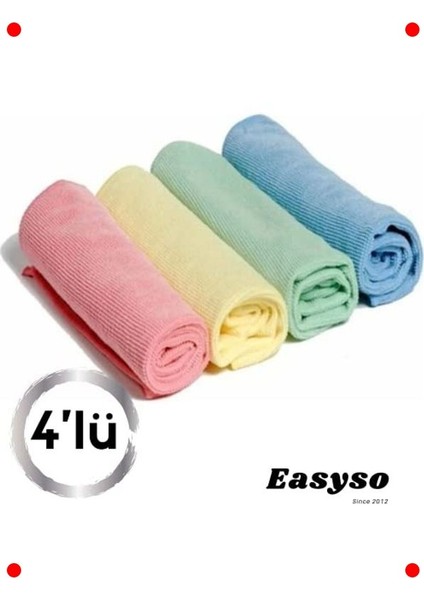 4'lü Mikrofiber Çok Amaçlı Temizlik Bezi Seti fiyatları
