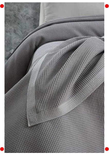 %100 Pamuk Dört Mevsim Tek Kişilik Pike (Gri) fiyatları