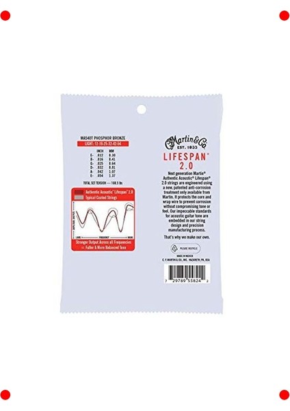 Otantik Işlemeli Hafif Akustik Gitar Teli (92/8) fiyatları