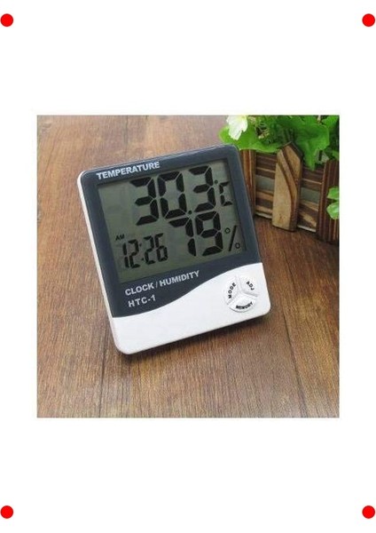 Dijital Saatli Sıcaklık & Nem Ölçer (Higrometre) fiyatları