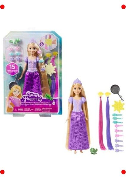 Prenses Renk Değiştiren Sihirli Saçlı Oyuncak Bebek