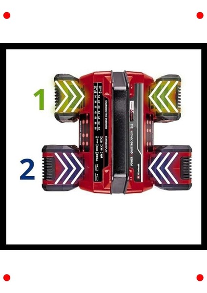 18V Dörtlü Hızlı Akü Şarj Istasyonu fiyatları