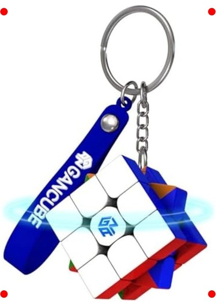 3x3 Anahtarlık Zeka Küpü - Özel Tema