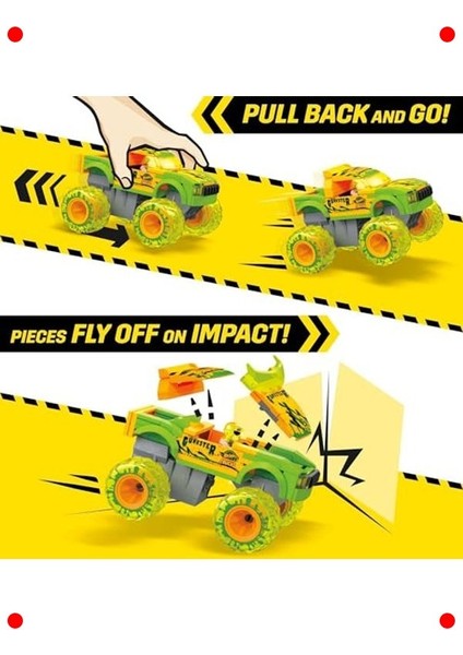 Yaratıcı Yapım Parçalarıyla Çarpışan Canavar Araç indirimleri