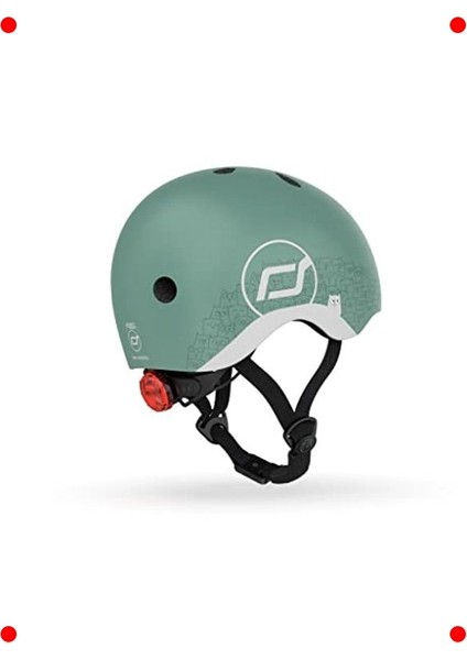 Reflektif Çocuk Kaskı - Xxs-S Yeşil