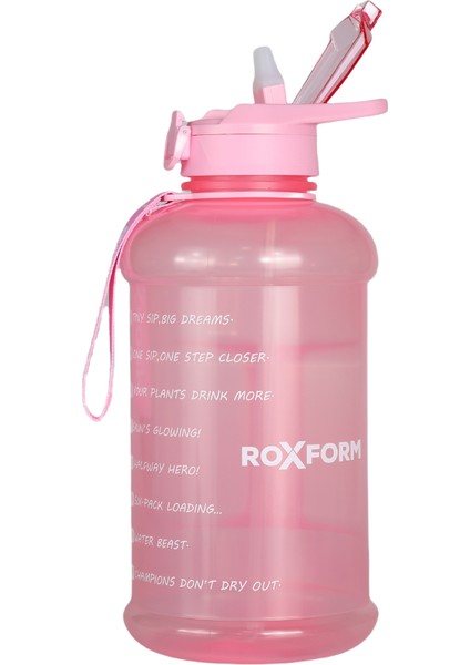 Suluk Matara 2200 Ml, Premium Pp Malzeme, Sağlıklı Bpa & Bps Içermez, Kılıflı, Çift Kapaklı, Koku Yapmaz, Sızdırmaz ve Dayanıklı, Renkli Kılıf, Pembe fırsatları