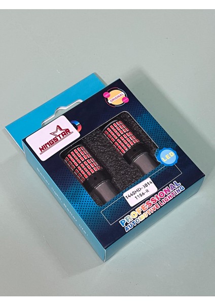 Shurima Marketing Tüm Araçlara Uyumlu Geri Vites 144 LED Ampul PY21W Kırmızı Tek Duy modelleri