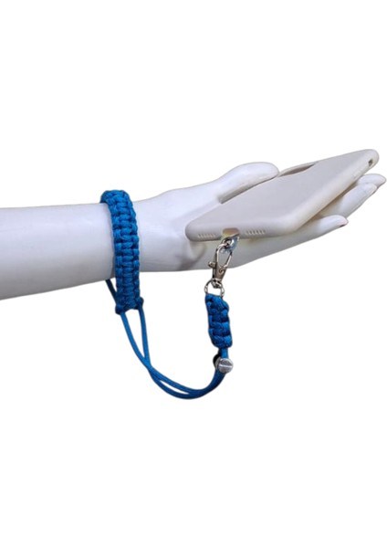 Mavi Bileklik Telefon El Askısı Tüm Kılıflara Uyumlu