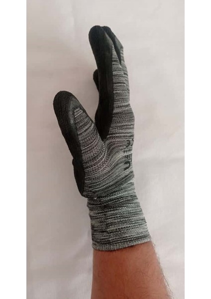 Gri Siyah Iş Eldiveni Işçi Eldiveni 1 Çift modelleri