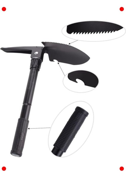 Katlanabilir Kamp Küreği ve Pusula Seti indirimleri