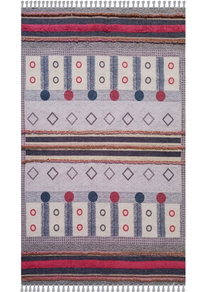 Home MR17 Tafting Pamuklu Kilim - Renkli - 150X230 cm