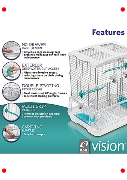 Kompakt Evcil Kuş Kafesi S01 fiyatları