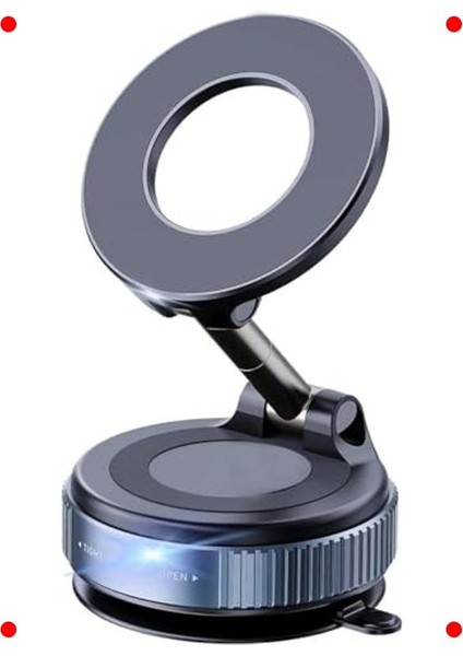 360° Dönebilen Vakumlu Manyetik Telefon Tutucu