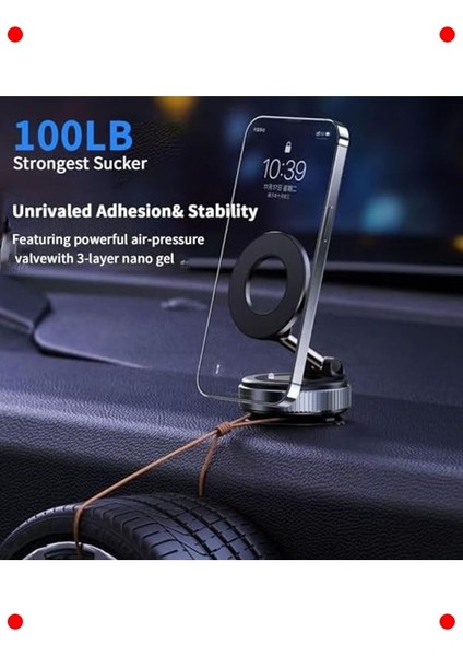 360° Dönebilen Vakumlu Manyetik Telefon Tutucu indirimleri