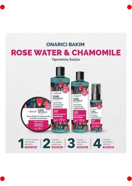 Gül Suyu & Papatya Özlü Besleyici Saç Kremi 250 ml fırsatları