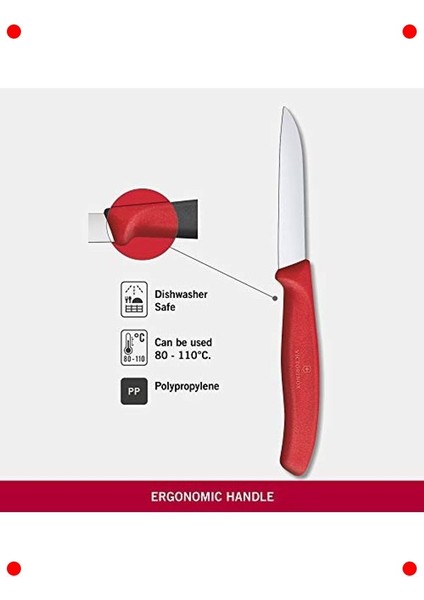 8cm Düz Ağızlı Mutfak Soyma Bıçağı modelleri