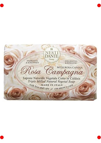 Rosa Campagna Kokulu Lüks Katı Sabun - 150 gr